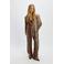 Refined Department X Vedder & Vedder oversized blazer bruin met pailletten
