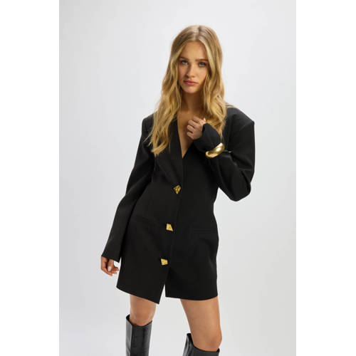Refined Department X Vedder & Vedder blazerjurk korte jurk zwart afbeelding