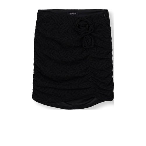 Refined Department X Vedder & Vedder korte rok met glitter zwart afbeelding