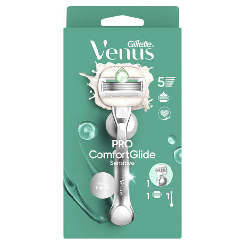 Gillette Venus Pro ComfortGlide sensitive scheersysteem - 1 handvat + 1 scheermesje afbeelding