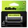GilletteLabs scheermesjes - 4 stuks