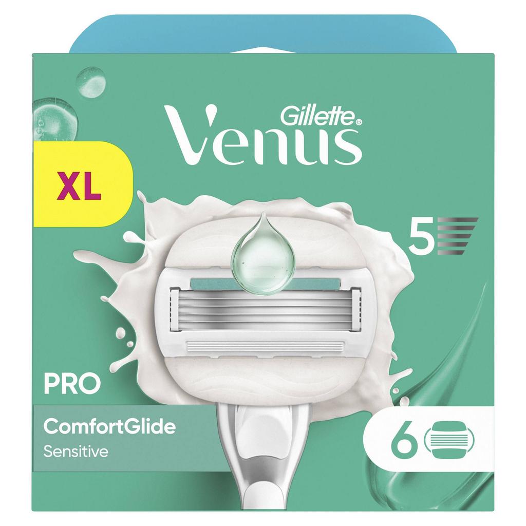 Gillette Venus Pro Comfortglide scheermesjes- 6 stuks