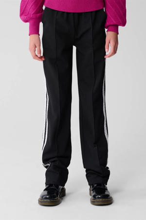 wide leg casual broek zwart