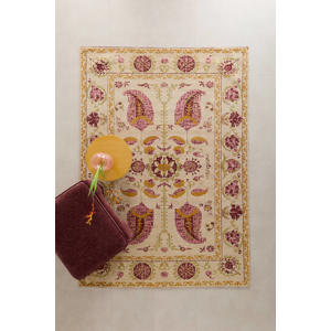 vloerkleed Romina roze/burgundy (290x200cm)