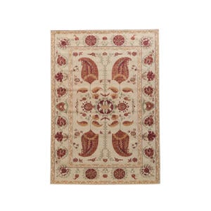 vloerkleed Romina burgundy/groen (230x160cm)
