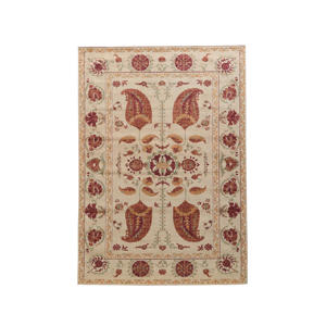 vloerkleed Romina burgundy/groen (230x160cm)