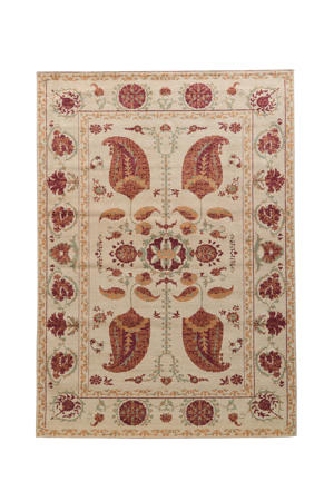vloerkleed Romina burgundy/groen (230x160cm)