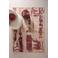 NOUS Living vloerkleed Renato bordeaux/roze (230x160cm)