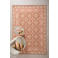 NOUS Living vloerkleed Rosalia roze/terra (290x200cm)