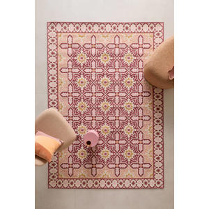 vloerkleed Rosalia roze/burgundy (290x200cm)
