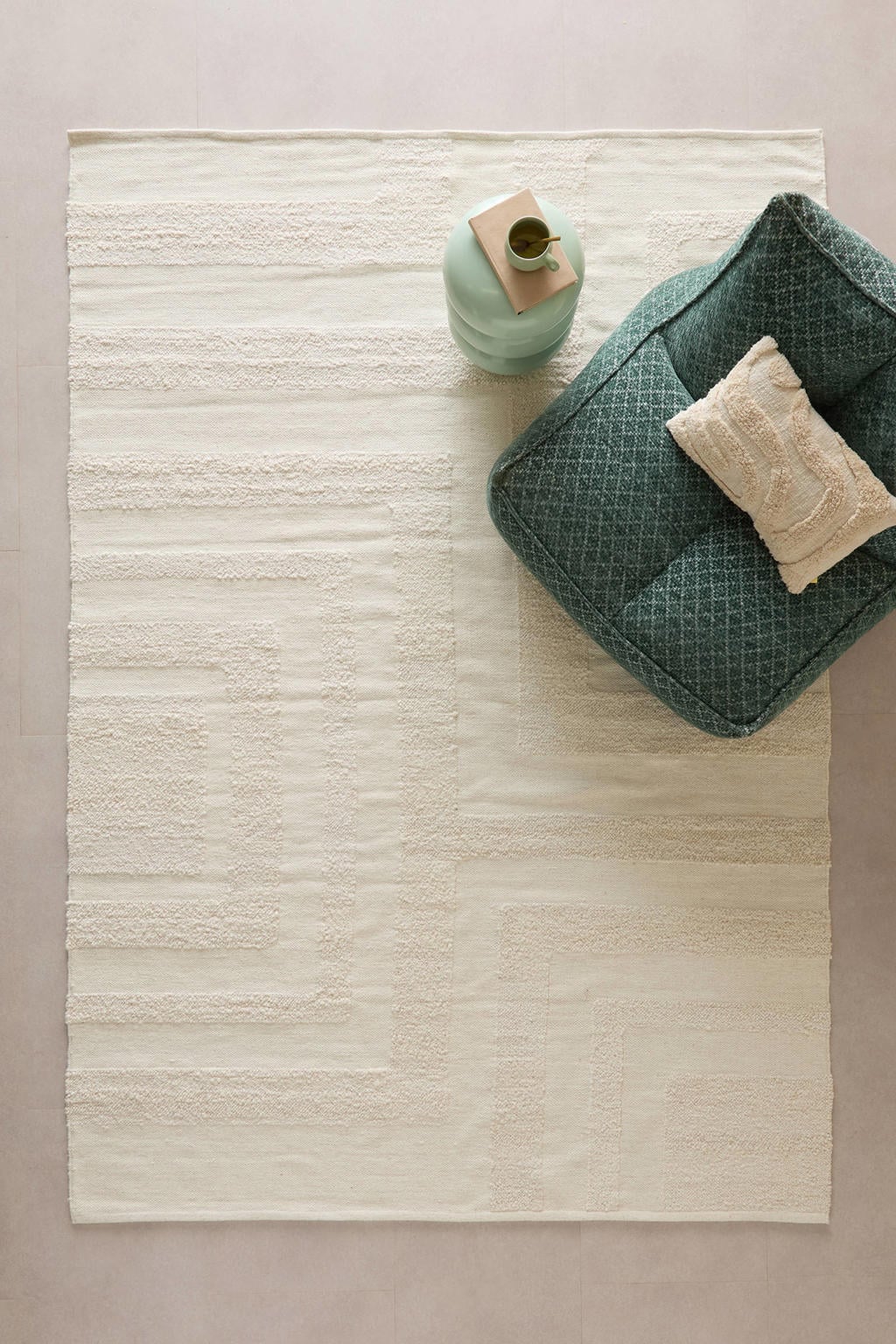 NOUS Living vloerkleed wol Erno (290x200 cm)