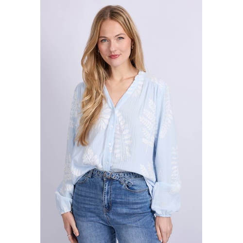 C&S The Label blouse lichtblauw afbeelding