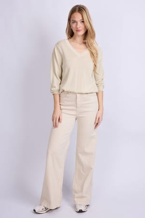 high waist wide leg jeans