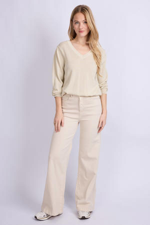 high waist wide leg jeans