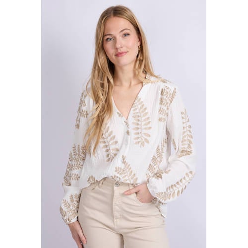 C&S The Label blouse wit afbeelding