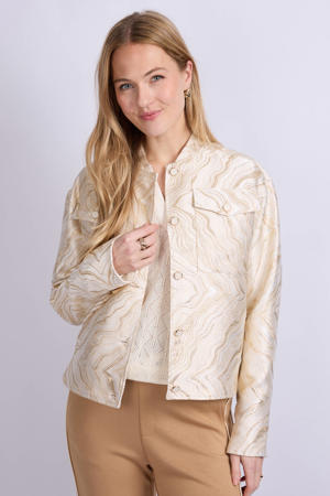 jasje met glitter beige