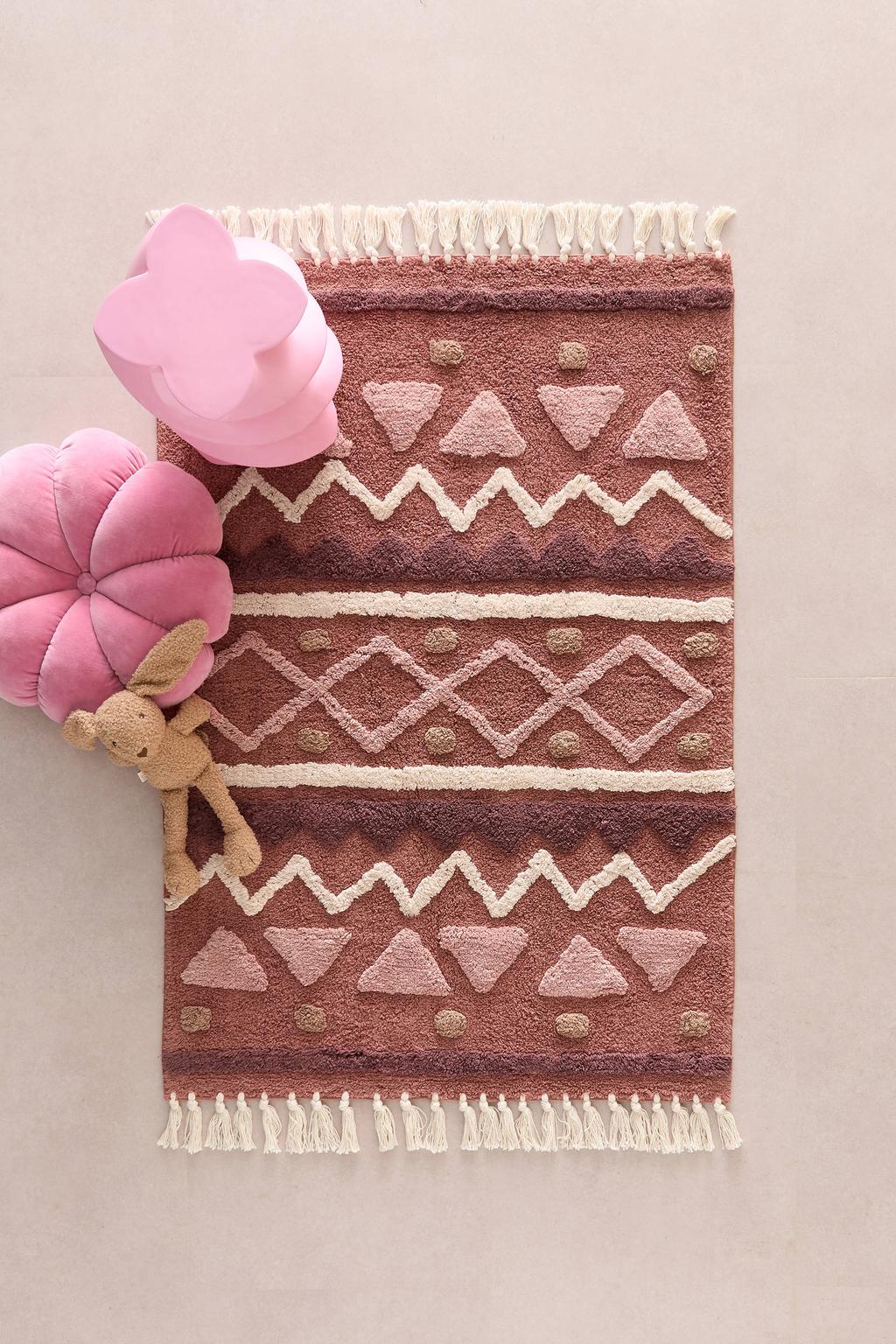 NOUS Kids kindervloerkleed Aztec (130x90 cm)