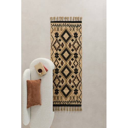 NOUS Living vloerkleed jute Addison (200x70cm) afbeelding