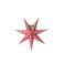 Sissy-Boy Roze kerstster met LED-licht (60 cm)