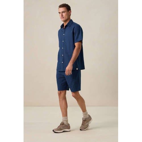 Sissy-Boy regular gestreepte casual short donkerblauw afbeelding