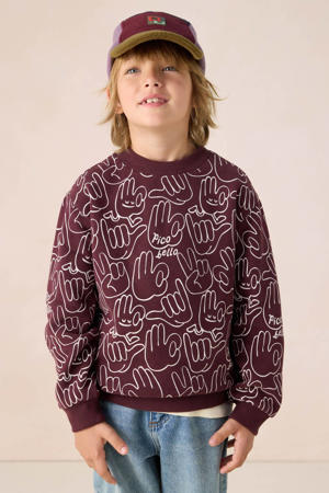 sweater donkerrood
