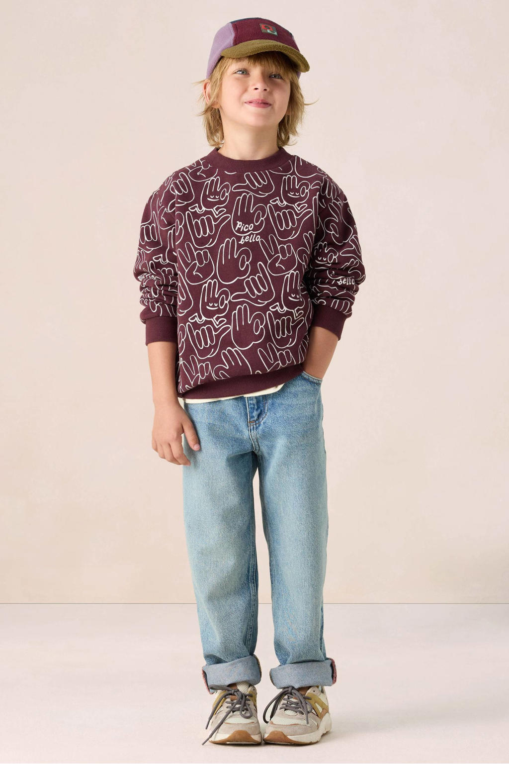 Sissy-Boy sweater donkerrood