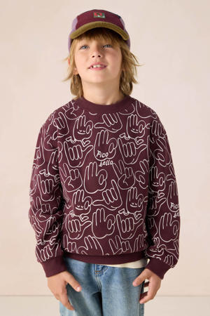 sweater donkerrood