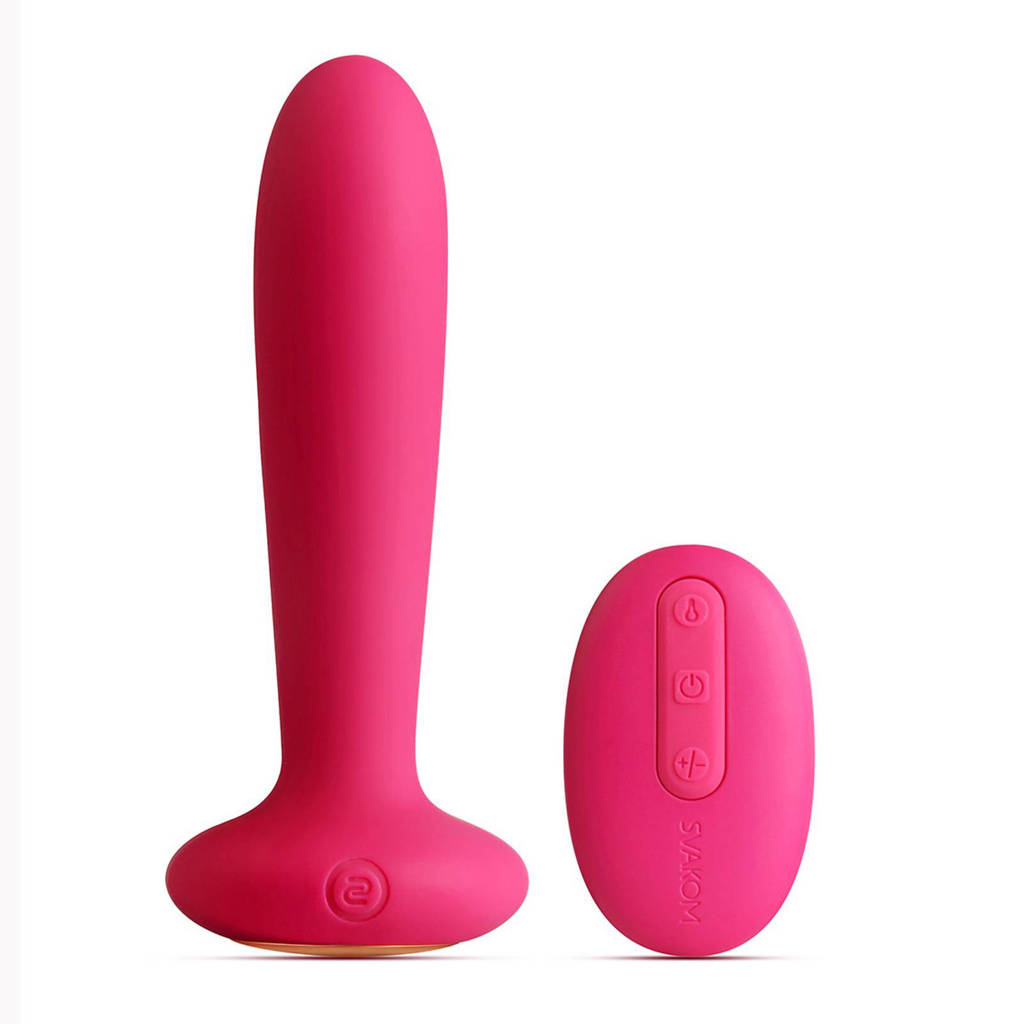 Svakom Primo Heating Butt Plug - Zwart, Roze