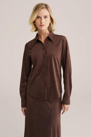 blouse donkerbruin