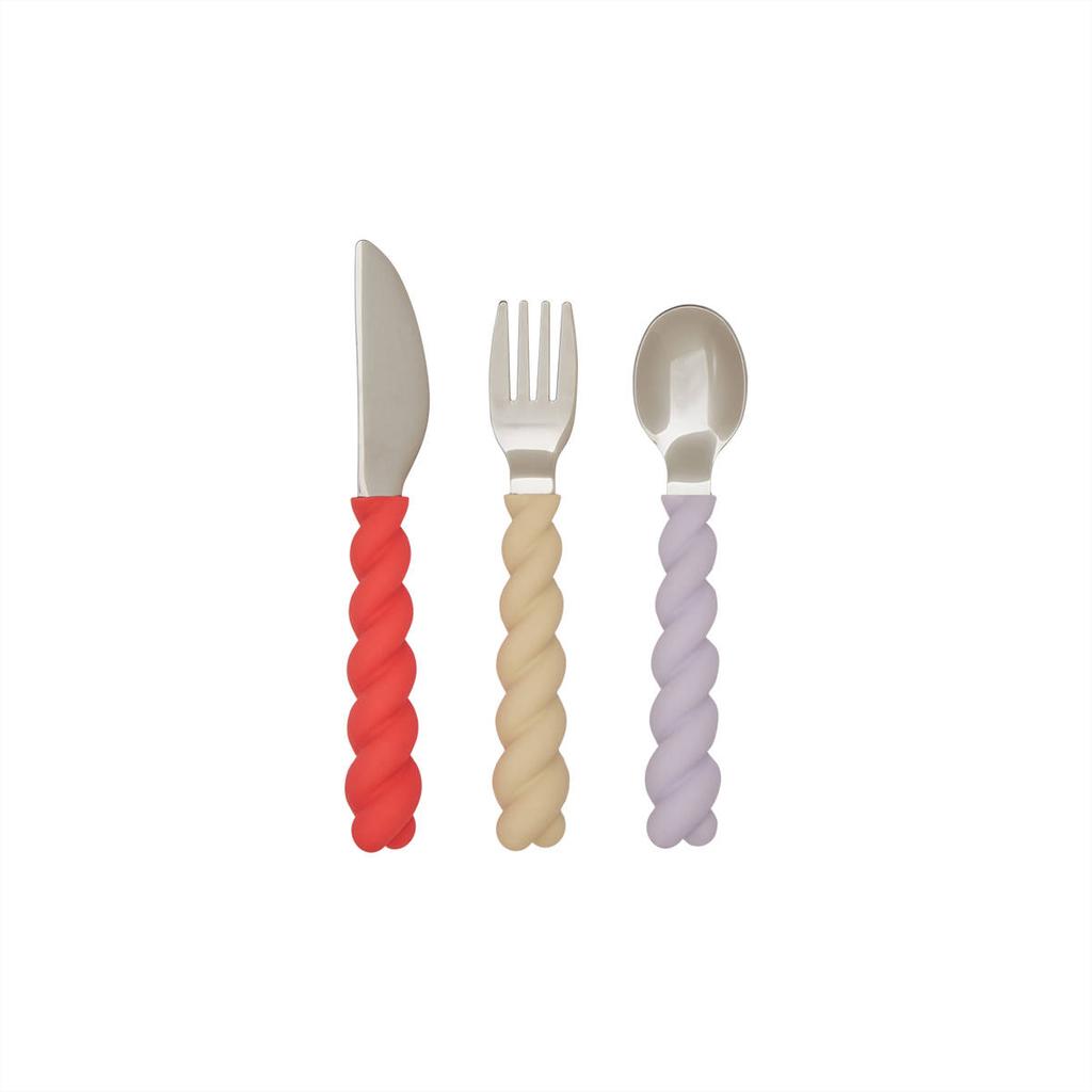 OYOY Mini bestekset Mellow (set van 3)