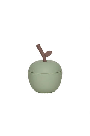 drinkbeker met rietje Appel (120 ml)