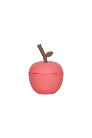 drinkbeker met rietje Appel (120 ml)