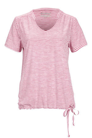 T-shirt roze/wit