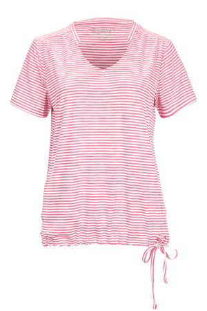T-shirt roze/wit