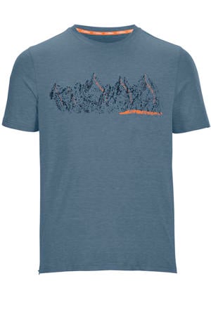 T-shirt marineblauw