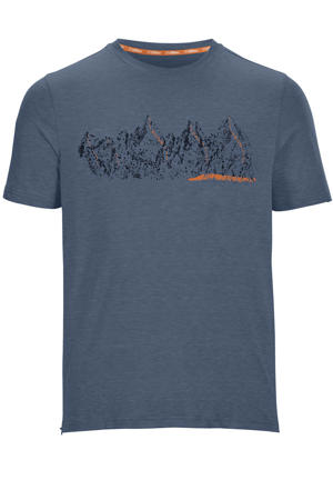T-shirt marineblauw