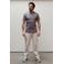 Kultivate regular T-shirt met backprint grijs