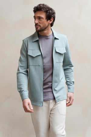 overshirt grijsblauw