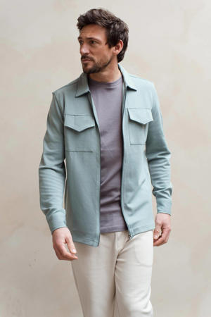 overshirt grijsblauw
