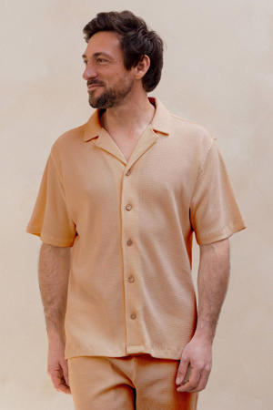 regular casual overhemd met textuur terra