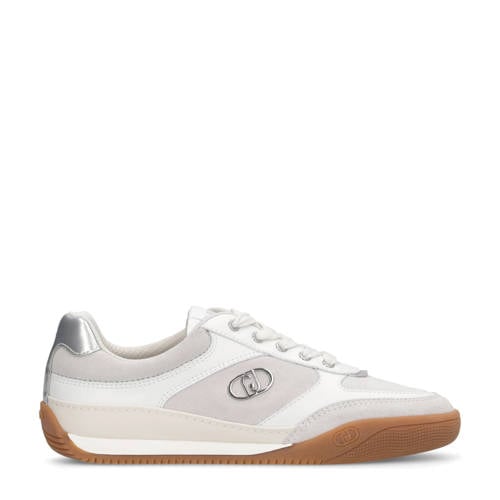Liu Jo Lewis 01 leren sneakers wit/beige afbeelding