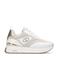 Liu Jo Maxi Wonder 97 BIS leren sneakers wit/beige