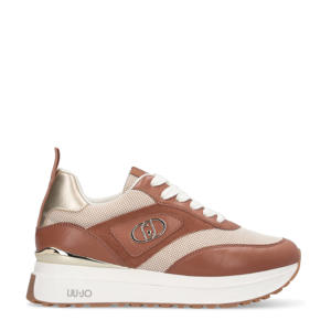 Maxi Wonder 97 BIS leren sneakers bruin/beige