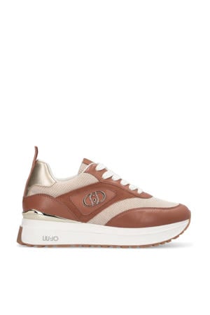 Maxi Wonder 97 BIS leren sneakers bruin/beige