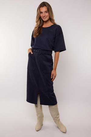kokerrok donkerblauw