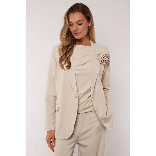 G-maxx X Froukje regular blazer zand afbeelding