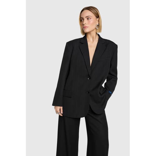 Alix the Label oversized blazer zwart afbeelding