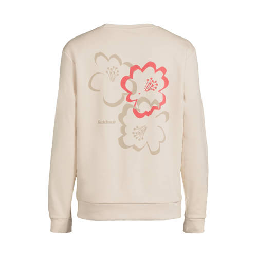 Kultivate sweater met backprint beige afbeelding