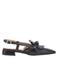 Mjus leren slingback loafers zwart