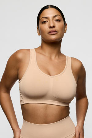 niet-voorgevormde bralette Nudda lichtbeige